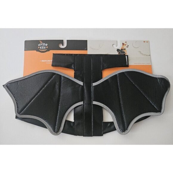 NEW Reflective Bat Wings Halloween Costume Accessory Hyde & Eek Dog Large/XL - Picture 2 of 9